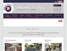 Tablet Screenshot of interhotel-merignac.com